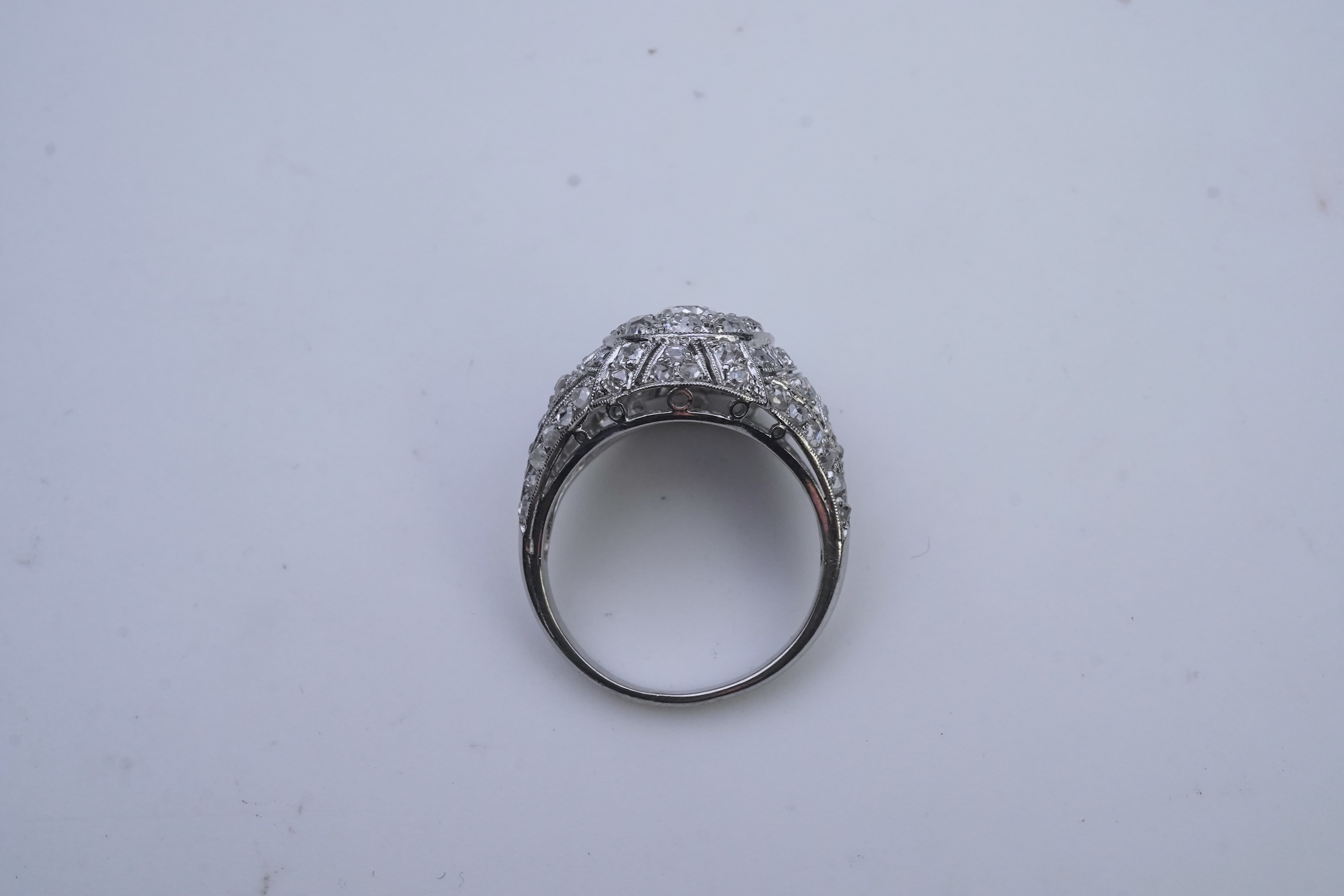 A diamond dress ring